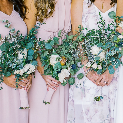 Elegant Vineyard Wedding Bridesmaid Bouquet